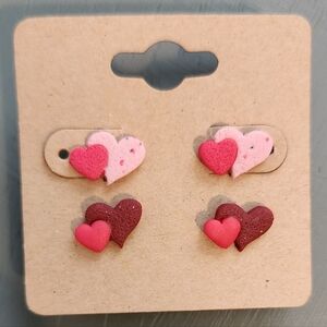 Free w/ Purchase Heart Stud Earrings